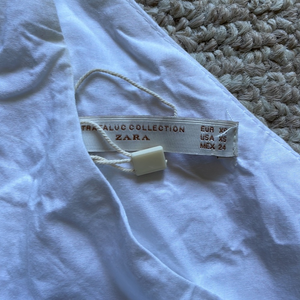 ZARA White Ruffle Top - Picture 4 of 7